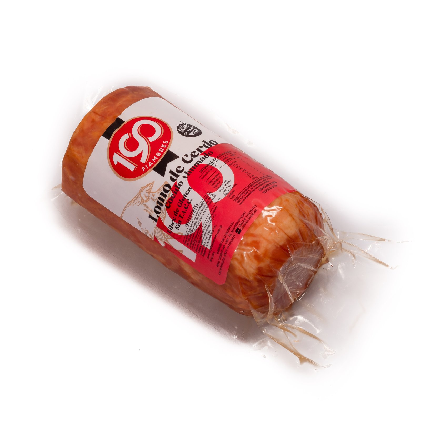 Lomo de cerdo cocido ahumado