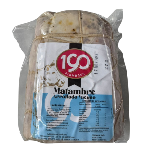 Matambre arrollado vacuno